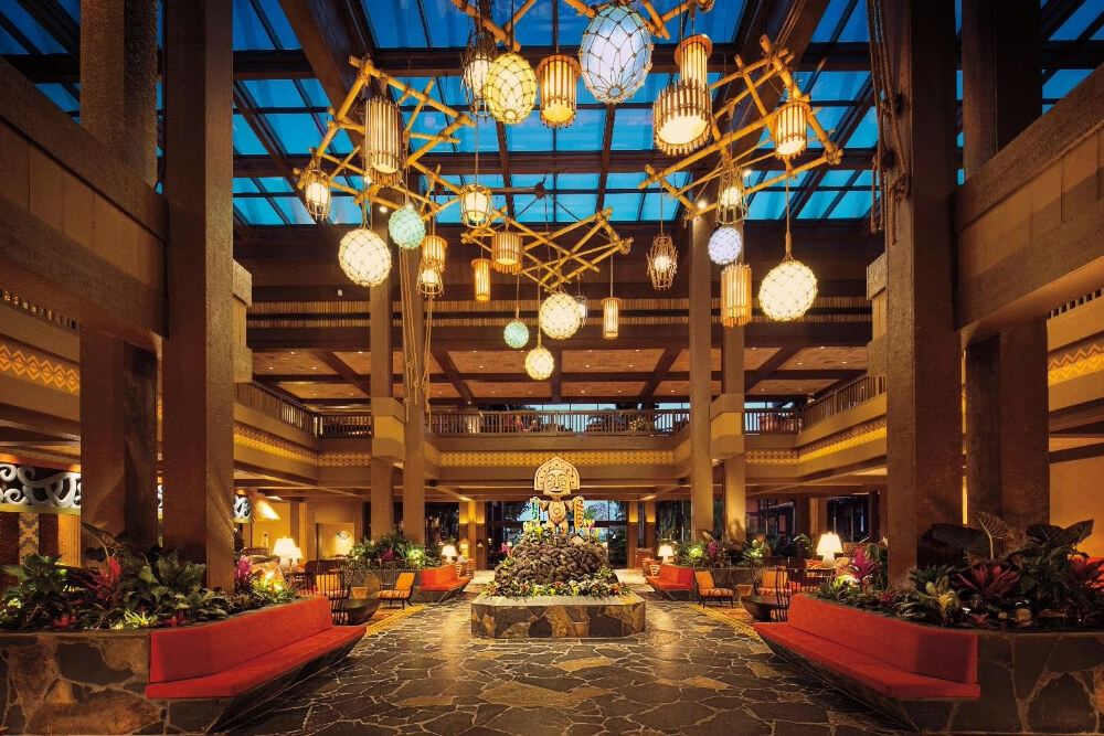 The Polynesian Village Resort at Disney World.