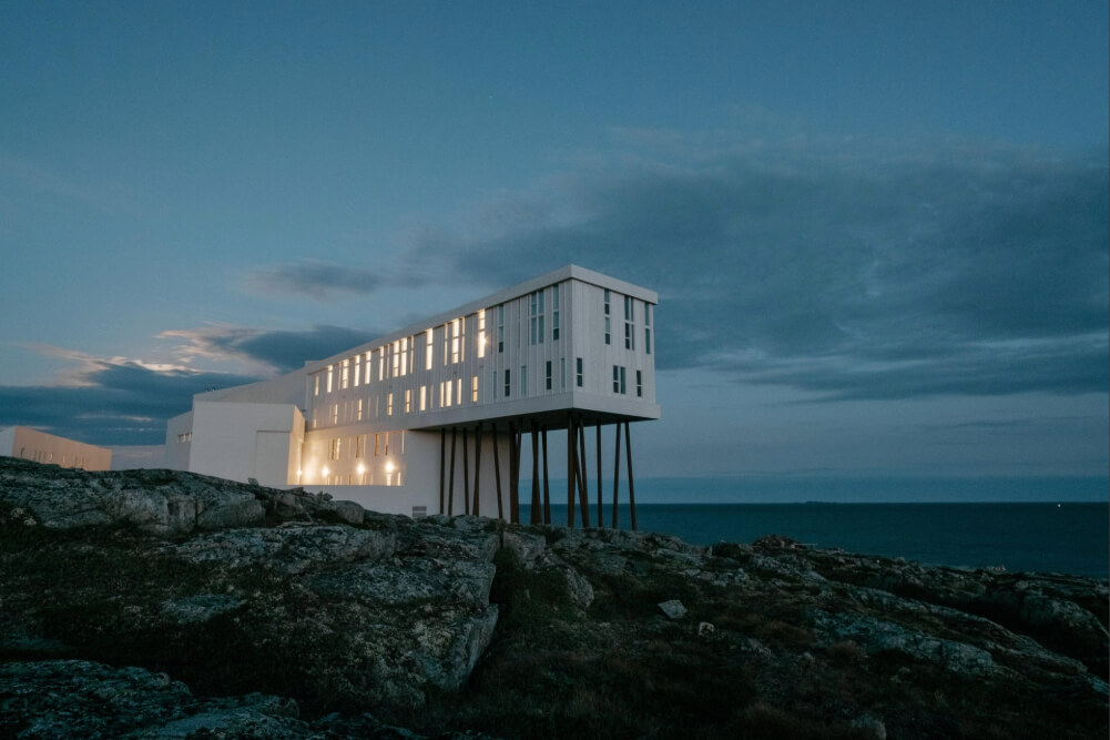 Fogo Island Inn in Newfoundland.