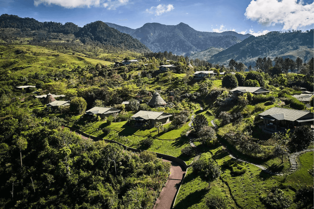 Hacienda AltaGracia on the foothills of the Talamanca Mountains, in Costa Rica.