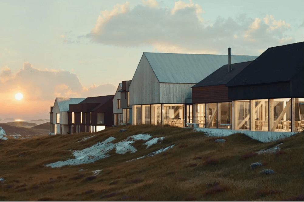 Ytri Island Retreat on Traena in Norway.
