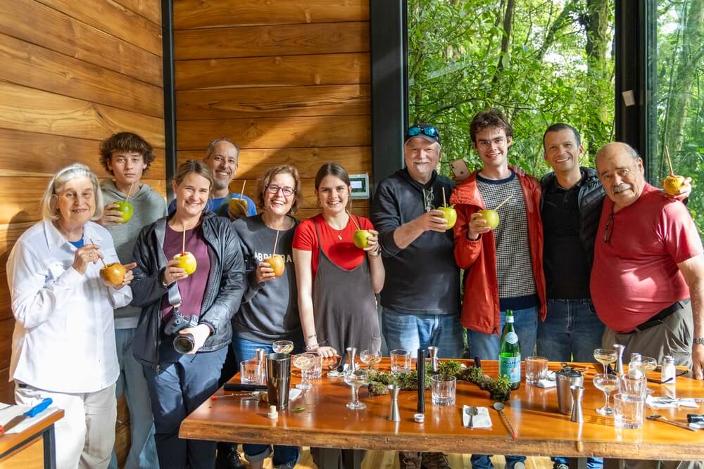 Richard Goldin and family in Costa Rica.