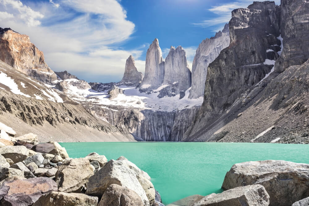 Torres del Paine mountains, Patagonia, Chile.