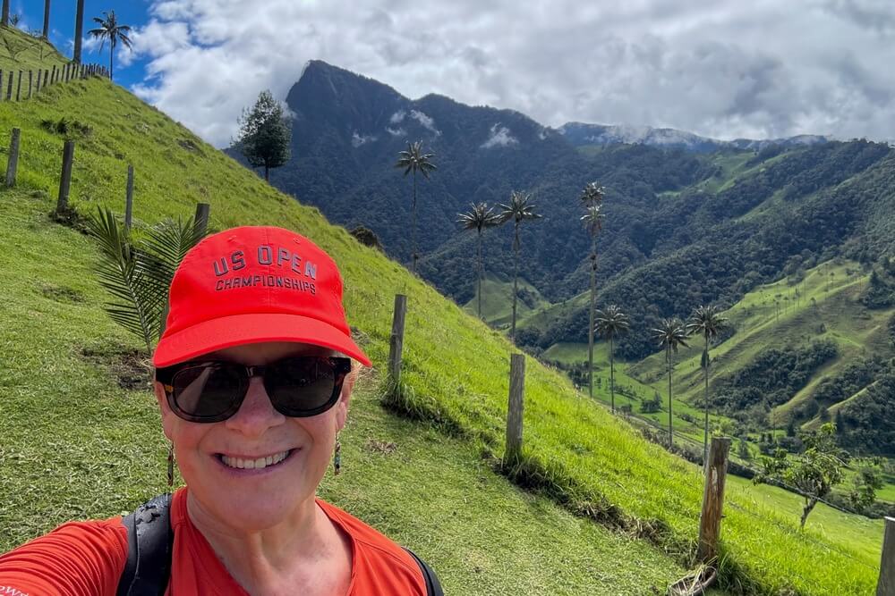 Paula Kramer in Colombia.