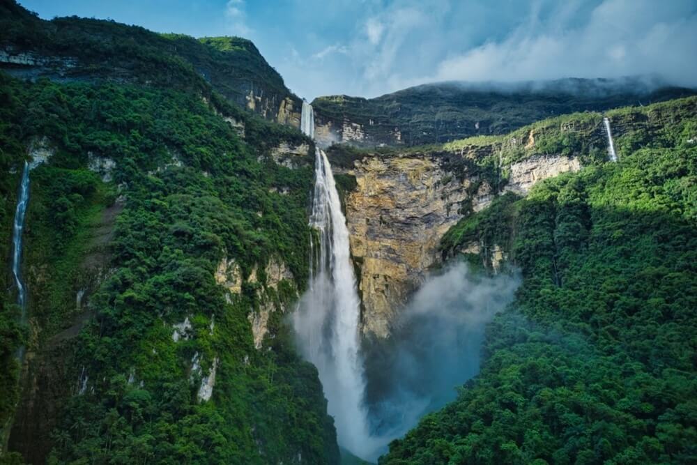 Gocta Falls in Peru.