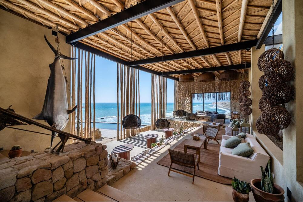 Inkaterra Cabo Blanco hotel interior in Peru.