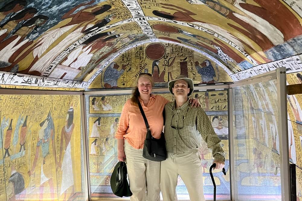 Stephanie and Craig Smith in Egypt.