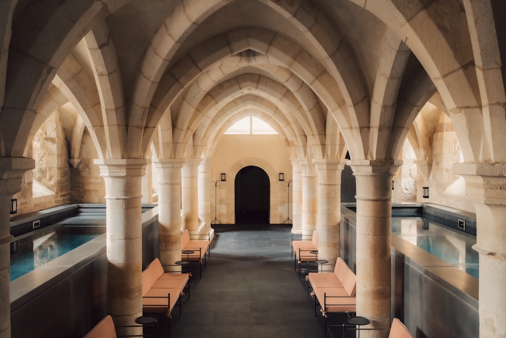 Spa at Les Sources de Vougeot hotel in France.