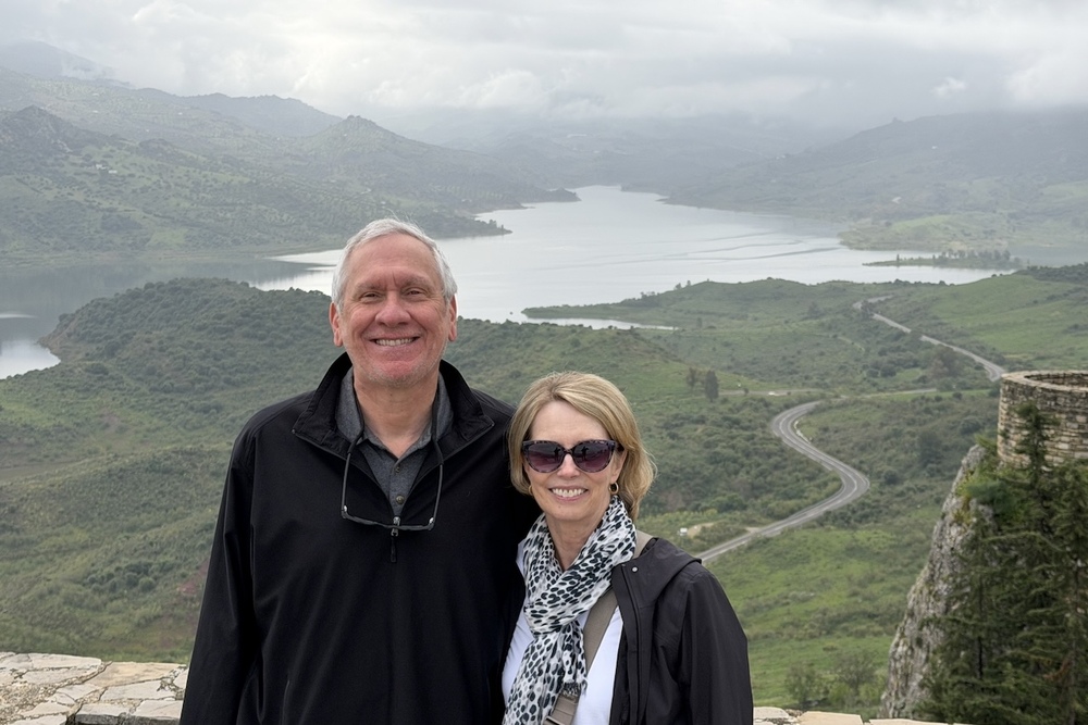 Terry and Bill Witowsky in Grazalema, Spain.