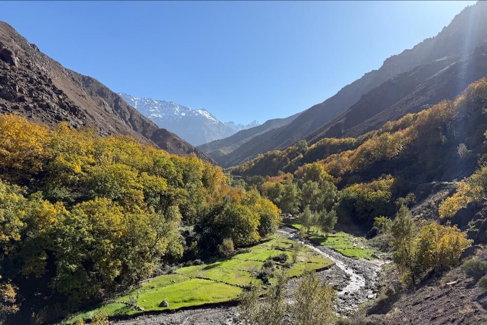 The foothills of Atlas Mountains in Morocco.