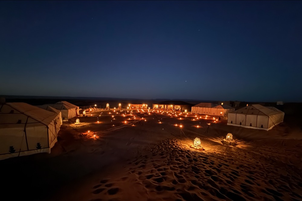 Nick & Bobo's Erg Chigaga Luxury Desert Camp in the Sahara Desert, Morocco.