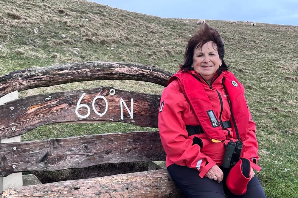Jan Heininger at the Shetland Islands.