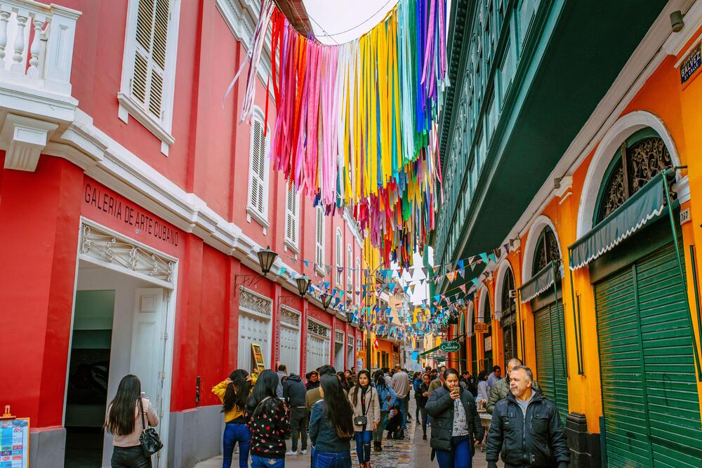 Monumental Callao area in Lima, Peru.