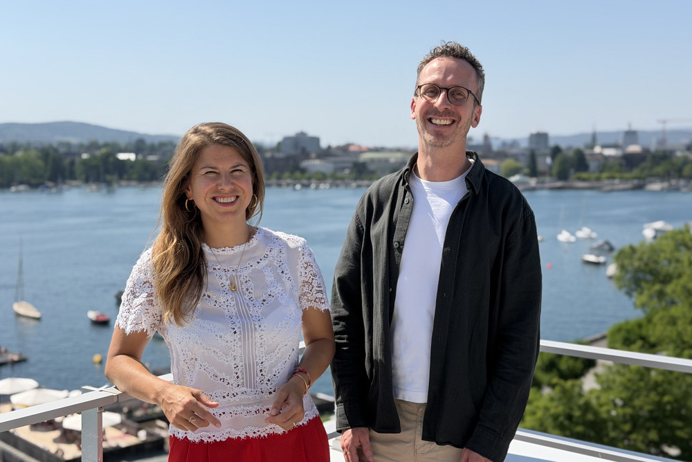 Nina Muller Bardolia and Simon Kessler.