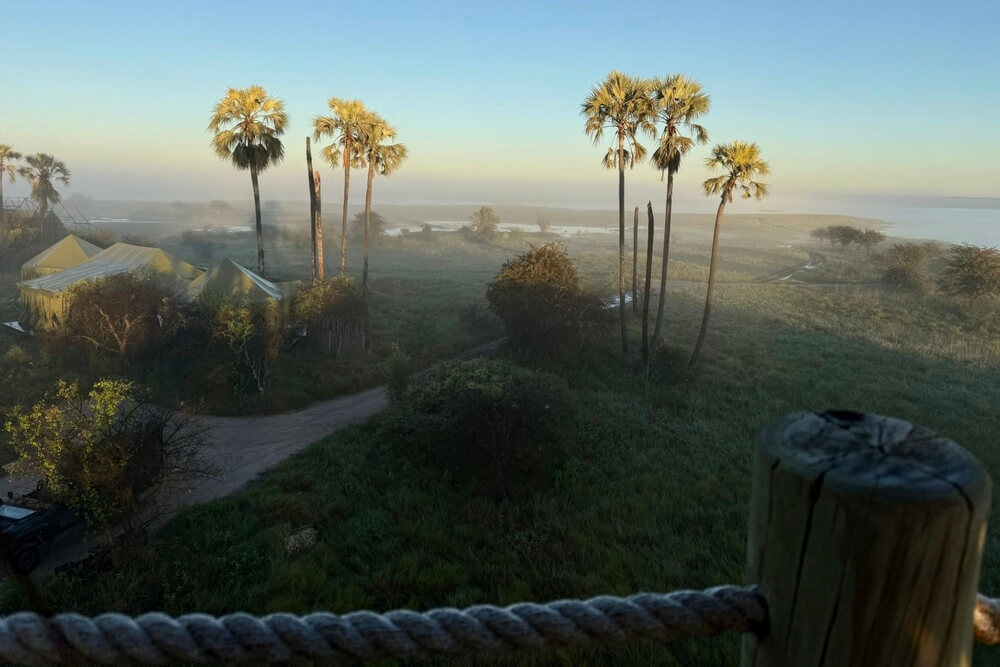 View from a safari camp in Botswana.